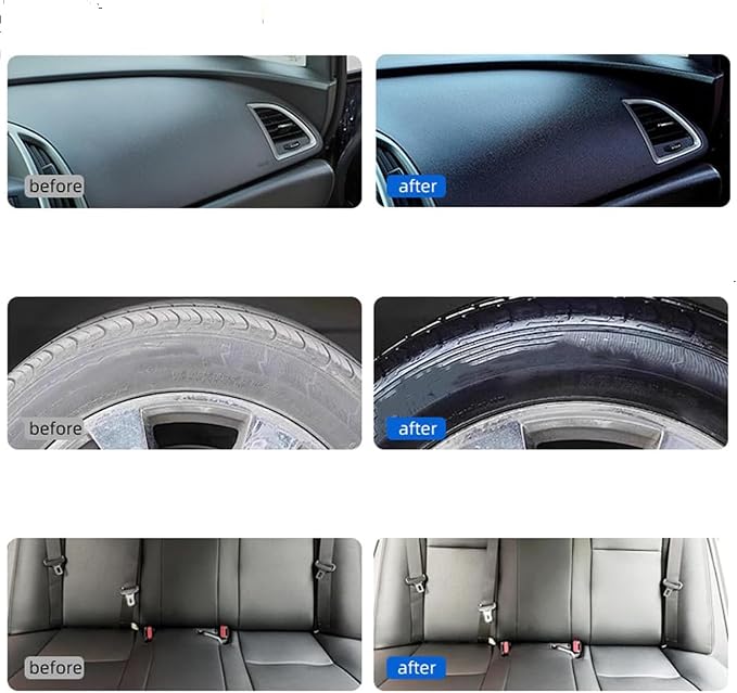 Plastic Restorer for Cars, Car Plastic Restorer Black, Restore The Luster of - Image 4
