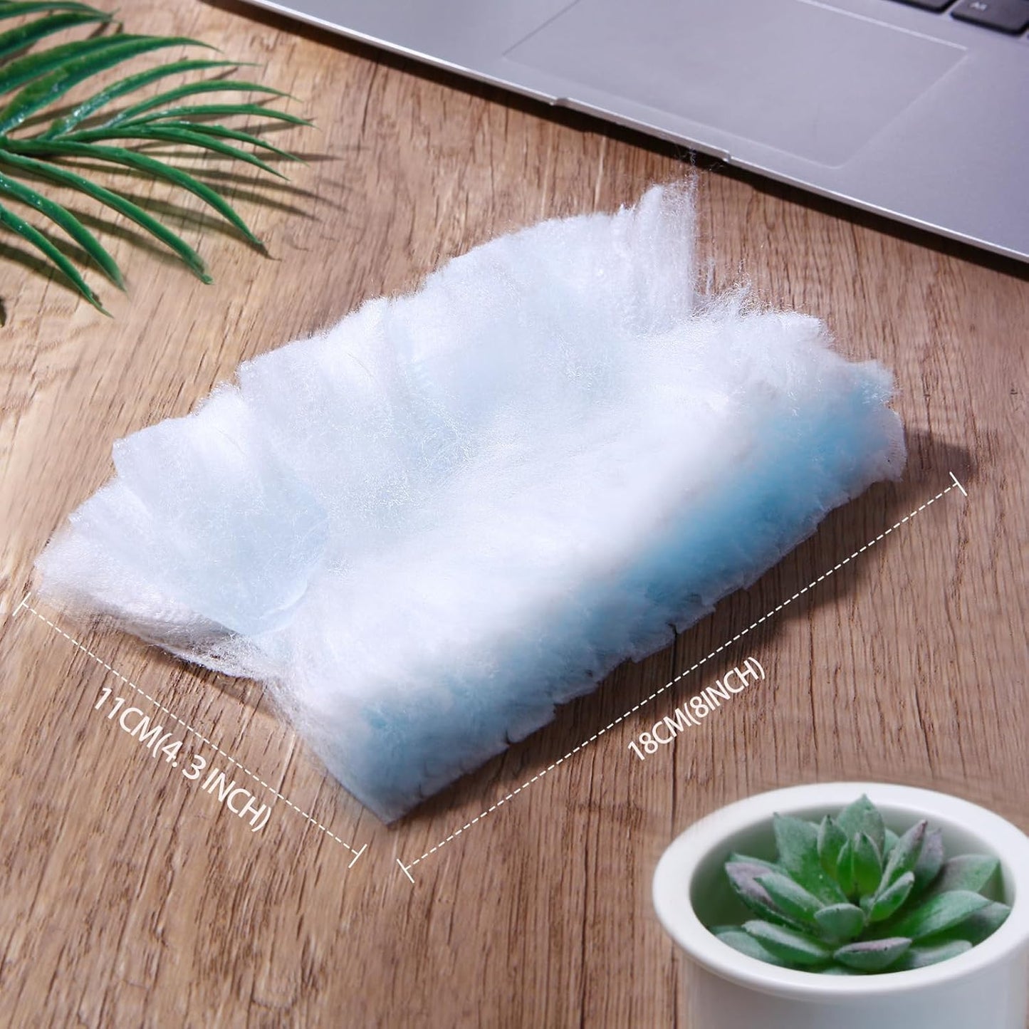 Duster Refills,Static Dust Removal Brush Disposable Replacement Head Compatible with Swiffer Duster Refills for Electronics, Furniture, Blinds, Ceiling Fans (Blue, 18 PCS)