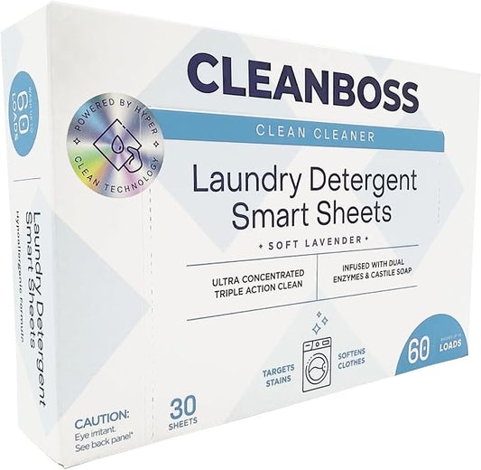 CleanBoss Laundry Detergent Smart Sheets by CleanBoss