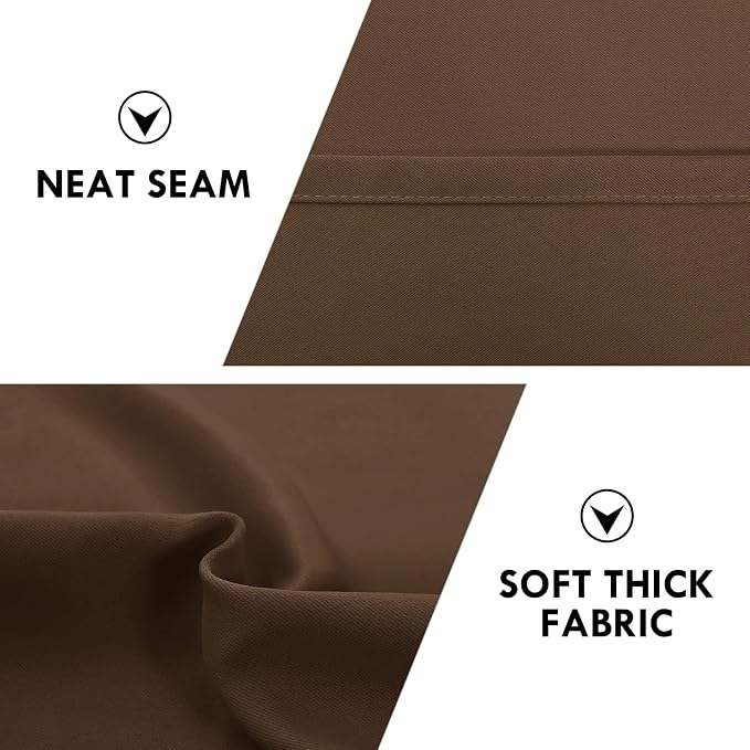 DWCN Blackout Curtains for Living Room Thermal Insulated, Energy Saving & Noise - Image 6