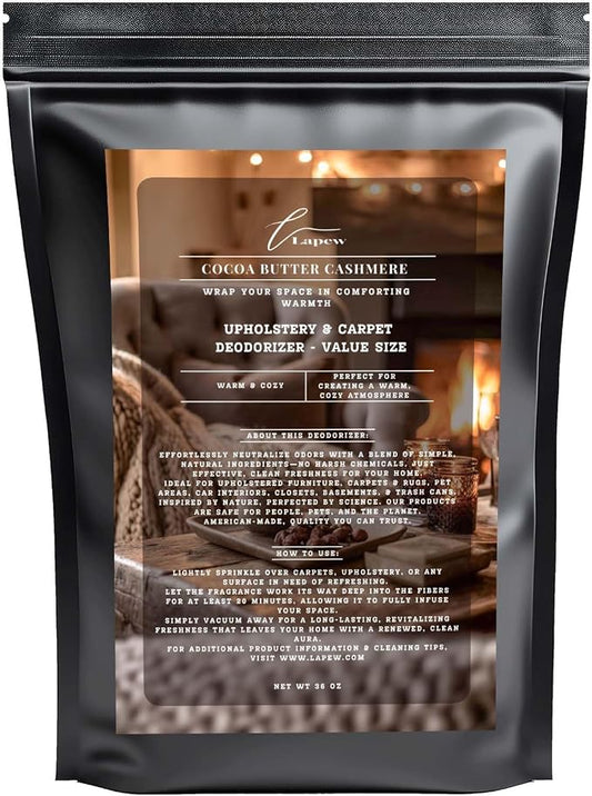 Cocoa Butter Cashmere Carpet Freshener Powder Refill 36 oz | Powerful Odor by Lapew