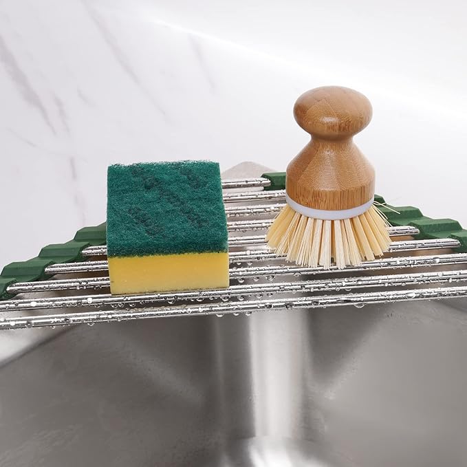 Tomorotec Triangle Roll-Up Dish Drying Rack - Image 3