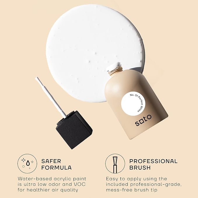 soto White Paint Touch Up, Satin Finish - Image 5
