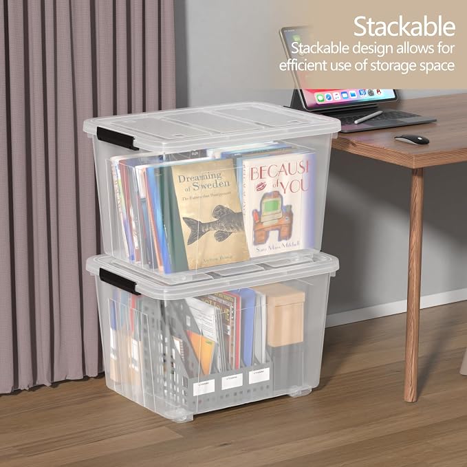 Zopnny 70 Qt Large Plastic Storage Box - Image 4