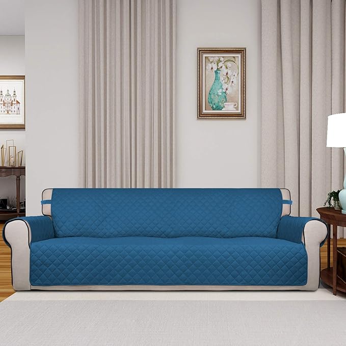 PureFit Reversible Quilted Sofa Cover, Water Resistant Slipcover Furniture - Image 2