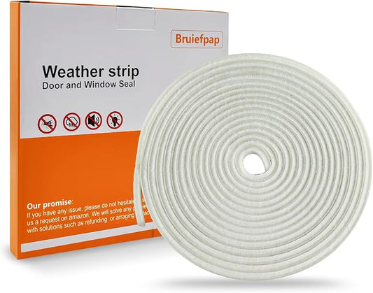 39.4FT Brush Weather Stripping, Neat Pile Self Adhesive Seal Strip by Bruiefpap