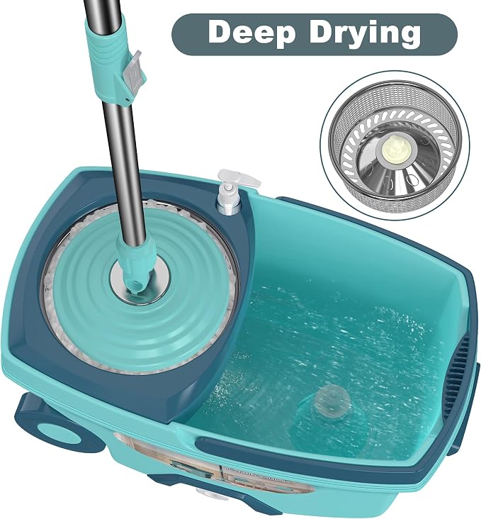 Spin Mop and Bucket System, Mop and Bucket - Image 3