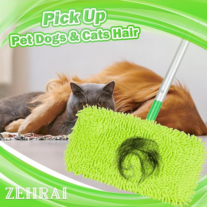 6Pcs Reusable Microfiber Mop Pads Compatible - Image 6