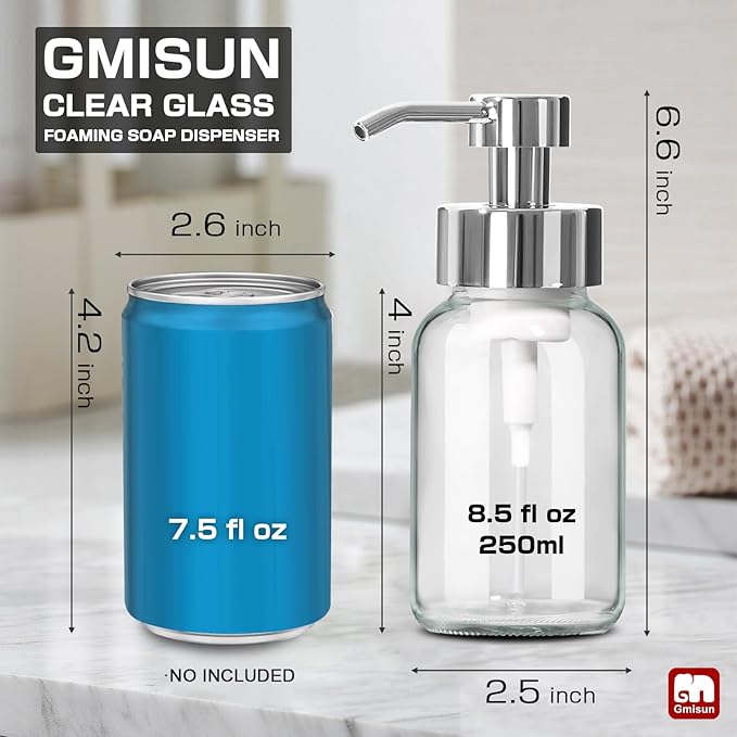 GMISUN Foaming Soap Dispenser, Modern Hand Soap Dispensers - Image 3
