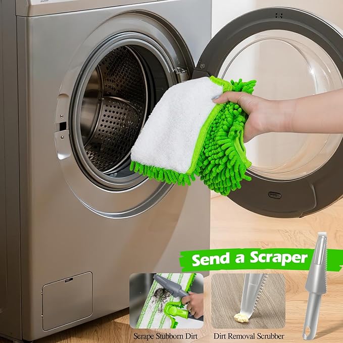 MASTERTOP Microfiber Mops for Floor Cleaning, Double-Sided Dust Mop - Image 8