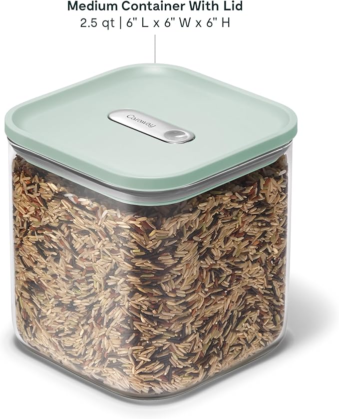 Caraway 2.5qt Glass Airtight Food Storage Container - Image 3