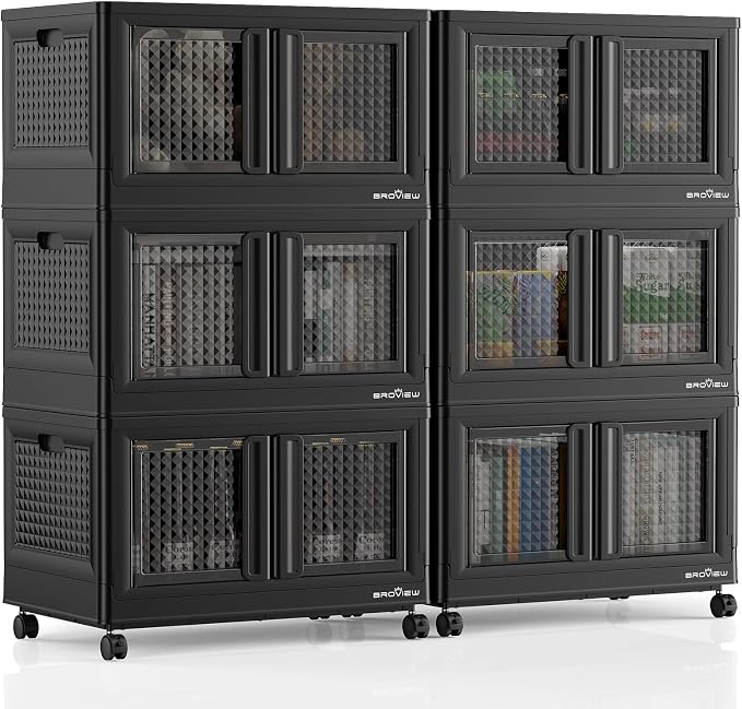 BROVIEW 600Qt Stackable Storage Bins by BROVIEW-EnjoytheArtofLife
