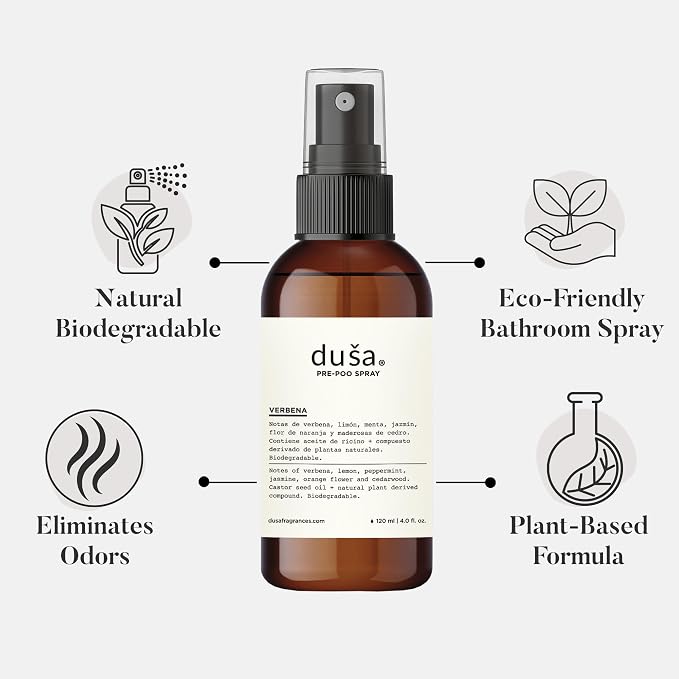 DUSA Bathroom Spray Poo Odor Eliminator 4 oz - Image 2