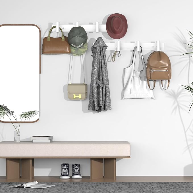 VAEHOLD Hat and Coat Wall Mount Rack - Image 2