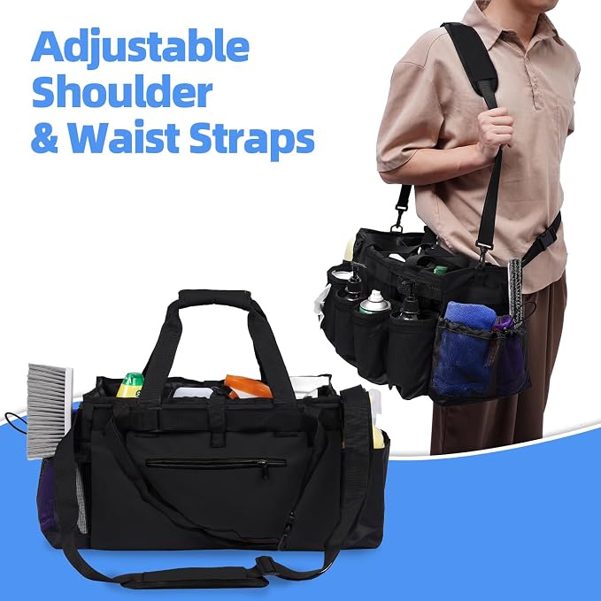 Large Cleaning Supplies Bags for Housekeepers, Professional Wearable Cleaning - Image 5