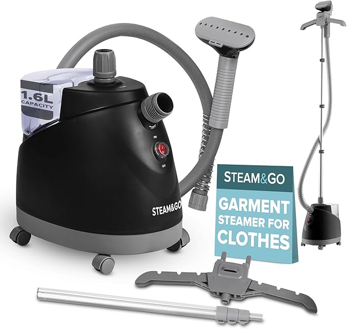 Steam & Go - The Rival Handheld Steamer - Upright Fabric Steamer by SteamandGo