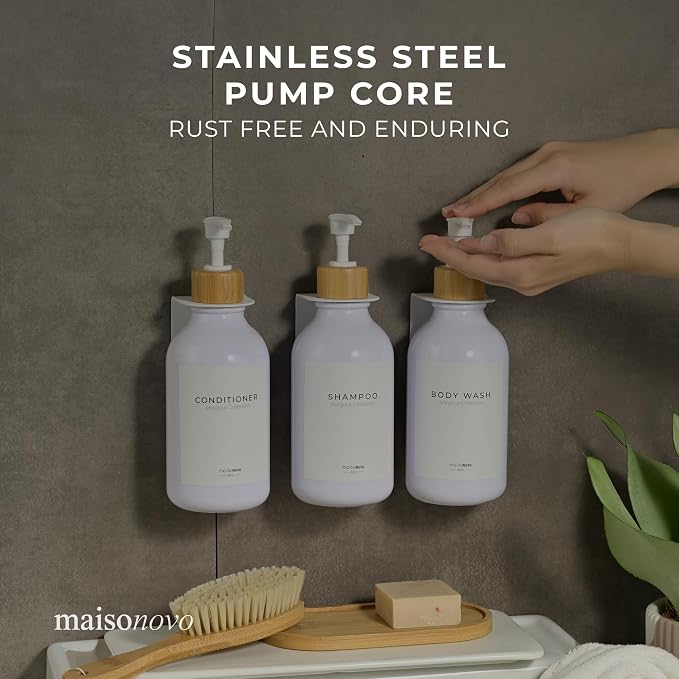 MaisoNovo Shampoo and Conditioner Dispenser - Image 4