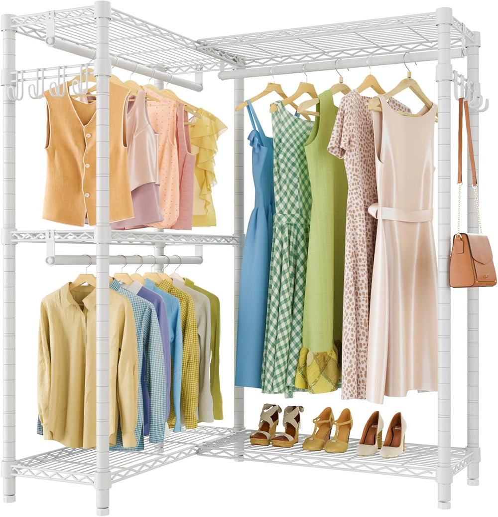 VIPEK L4 Garment Rack L Shaped Clothes Rack
