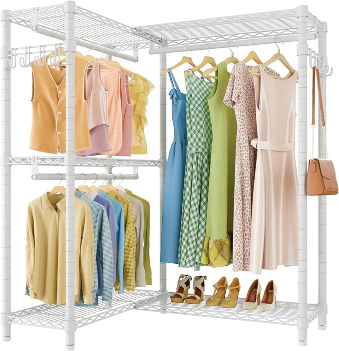VIPEK L4 Garment Rack L Shaped Clothes Rack by VIPEK