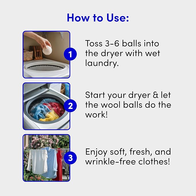 Zero Trace Wool Dryer Balls - Image 6