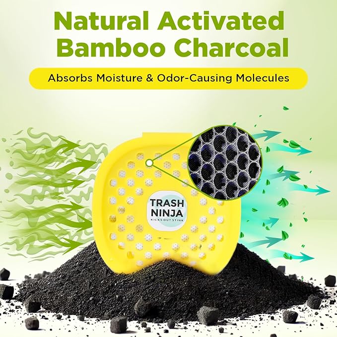 Trash Ninja Trash Odor Eliminator – Long-Lasting Citrus Scent Deodorizer - Image 3