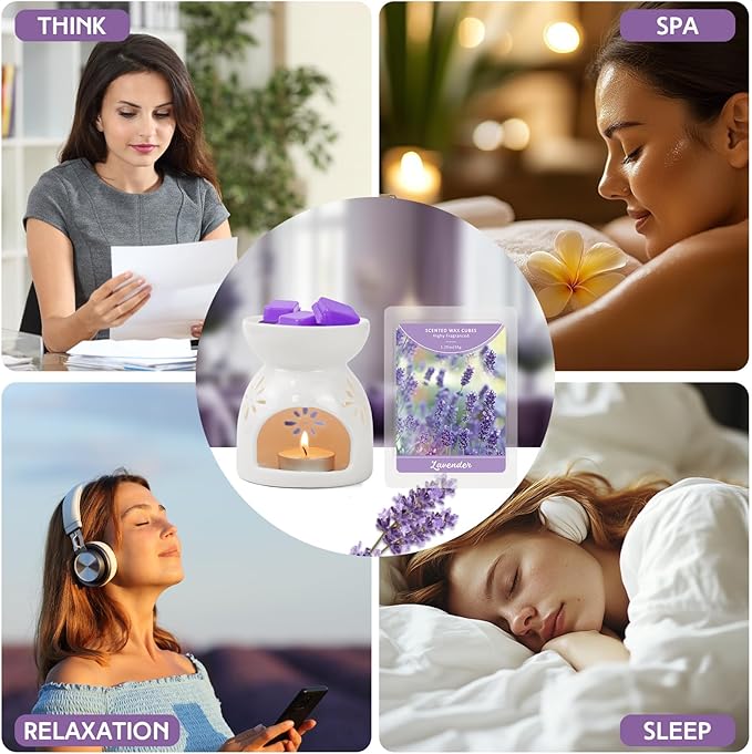 SCENTORINI Wax Melts Wax Cubes, Long Lasting Lavender Wax Melts - Image 6