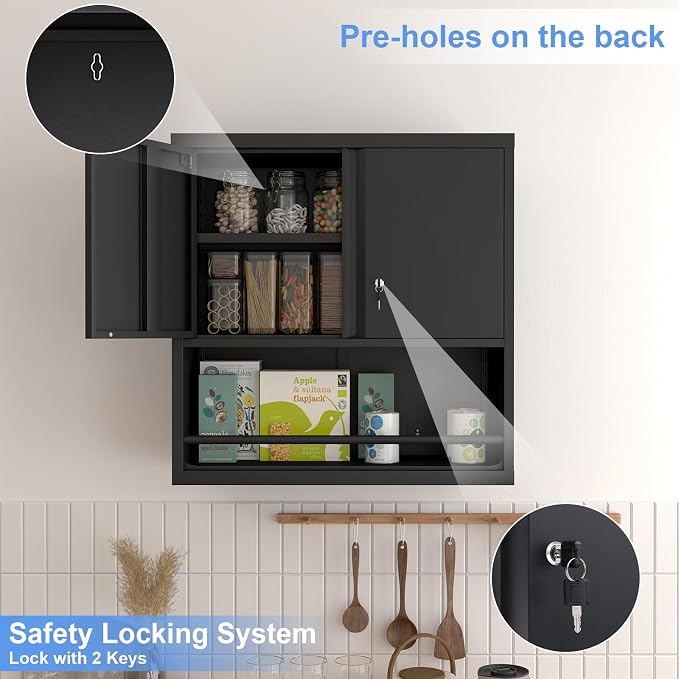 Locking Cabinet, Hanging Cabinets - Image 6