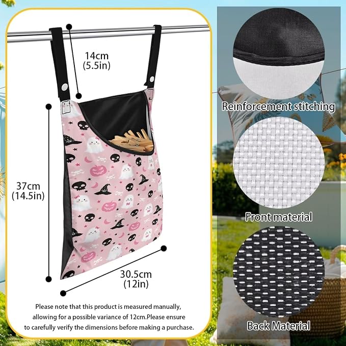 Clothes Pin Hanging Bag, Clothespin Bag - Image 6