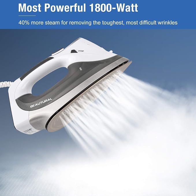 BEAUTURAL 1800-Watt Steam Iron - Image 4