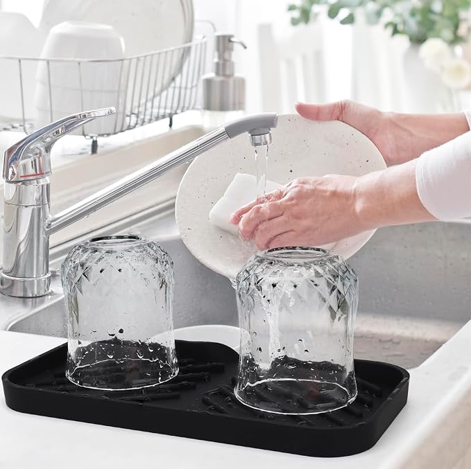 Yasmen Silicone Bathroom Soap Dishes, Sink Sponge Holder - Image 5