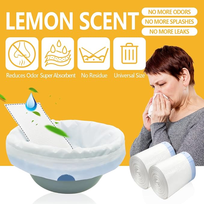 Senvok Commode Liners with Highly Absorbent Pads - Image 2