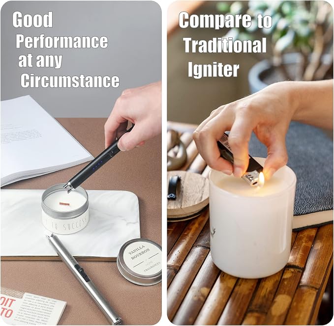 Exquisite Candle Accessories Tool Pack Bag, Rechargeable Electric Lighter， Wick - Image 6