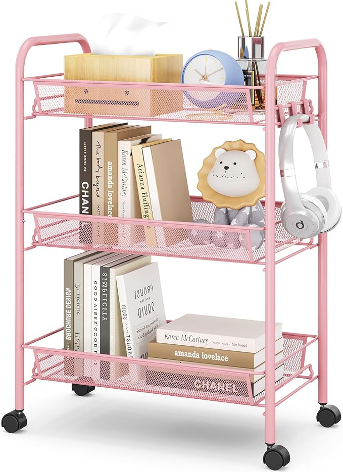 TOOLF 3 Tier Rolling Utility Cart by TOOLF