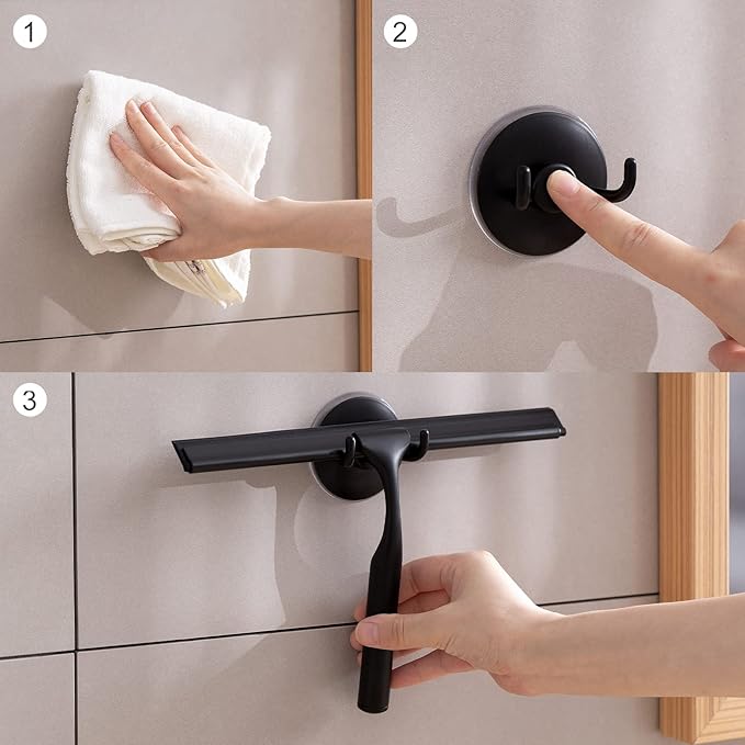 Ettori Shower Squeegee for Glass Doors, Squeegee for Shower Glass Door - Image 7