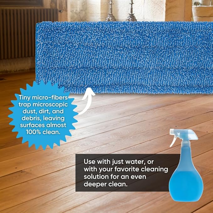 Microfiber Wholesale 18" Absorbent Microfiber Wet Mop Pad - Image 5
