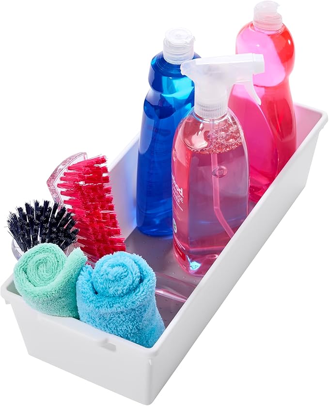 Madesmart Plastic Multipurpose Storage Organizer Deep Bin by madesmart%C2%AE