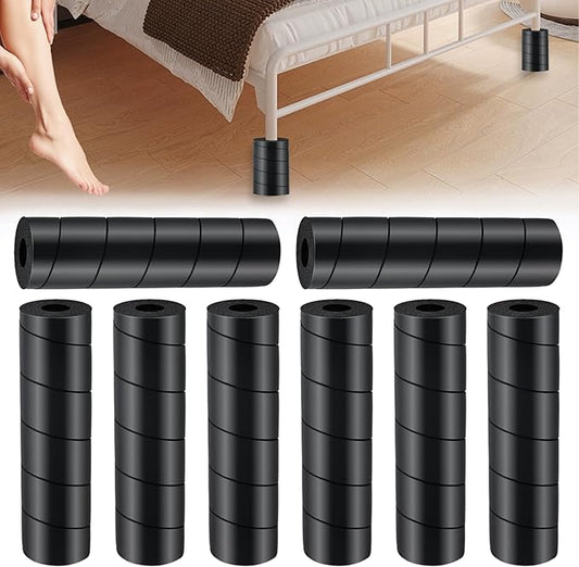 8 Pcs Bed Frame Toe Protectors, Non-Adhesive Bed Frame Leg Covers by Jayen