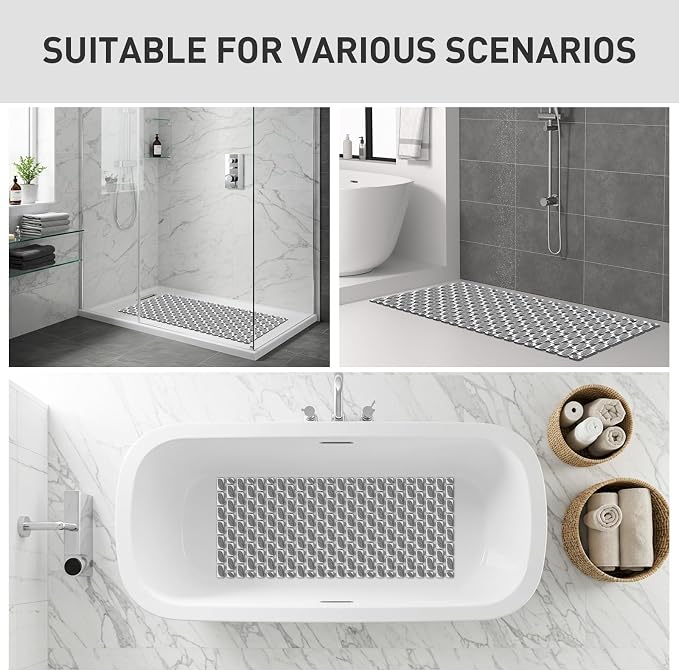 Bath Mat for Tub Non Slip Shower Mat for Elderly - Image 8