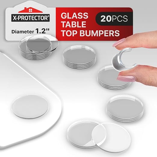X-Protector Glass Table Top Bumpers by X-Protector