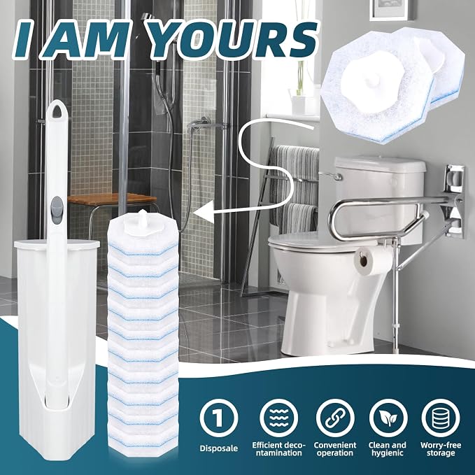 RLOW Disposable Toilet Brush Set - Image 2