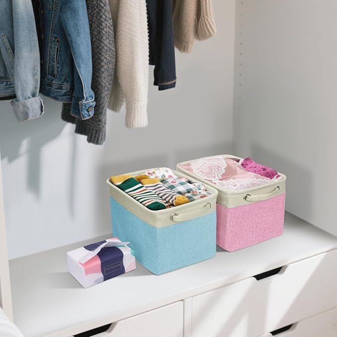 BALEINE 2 Pack Fabric Storage Bins - Image 6