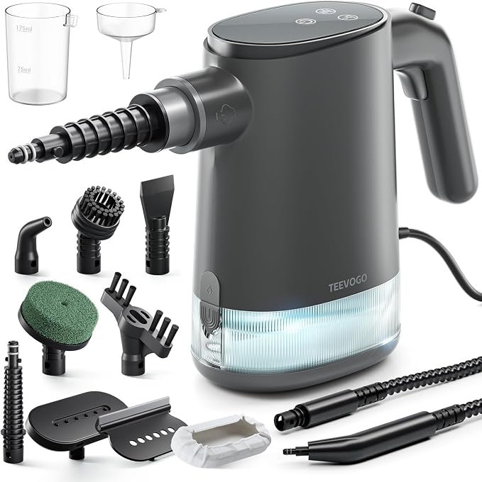 Handheld Steam Cleaner for Home, Portable Steamer Cleaner by TEEVOGO