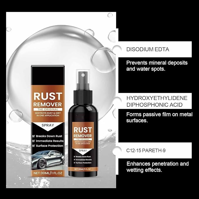 3 Pcs Nexa Rust Remover Spray, 2025 Upgrade Rust Remover - Image 6