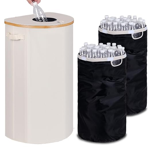 Efluky Recycling Bin 100L, 26 Gallon, Oxford Fabric, 17.32"L x 12.9"W x 11.46"H by efluky