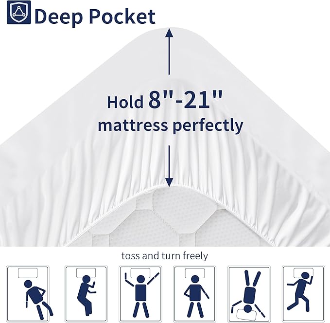 Mattress Topper California King Mattress Pad Cover Mattress Protector - Image 4
