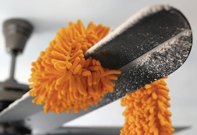 Flexible Ceiling Fan Cleaner Duster // Washable Fan Duster - Image 6