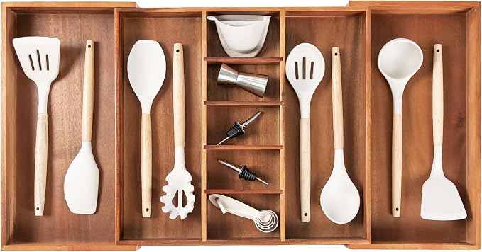 KitchenEdge Adjustable Kitchen Drawer Organizer by KitchenEdge