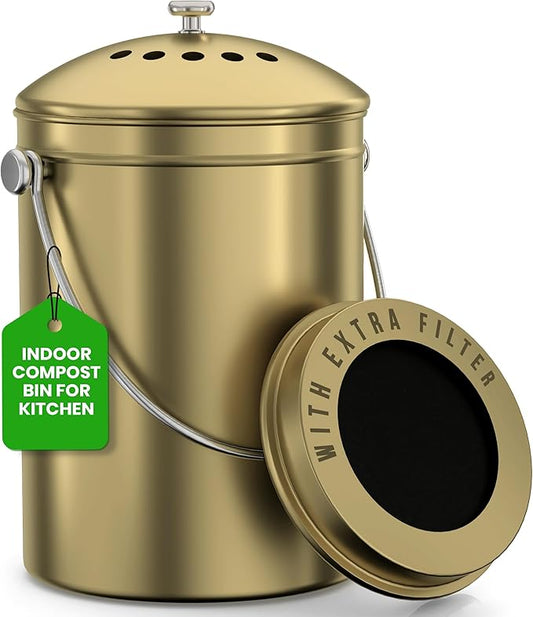 Utopia Kitchen Compost Bin for Kitchen Countertop by UTOPIAKITCHEN