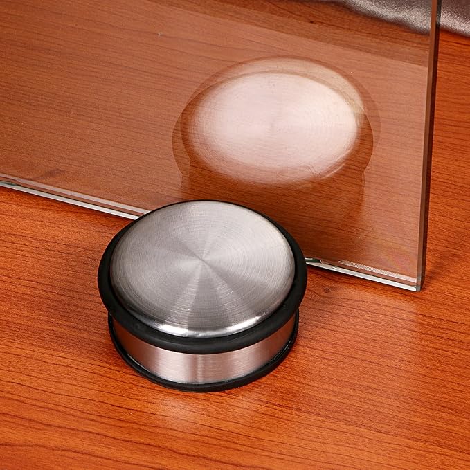 Sumnacon Heavy Duty Floor Door Stopper No Drill, Durability Stainless Steel - Image 4