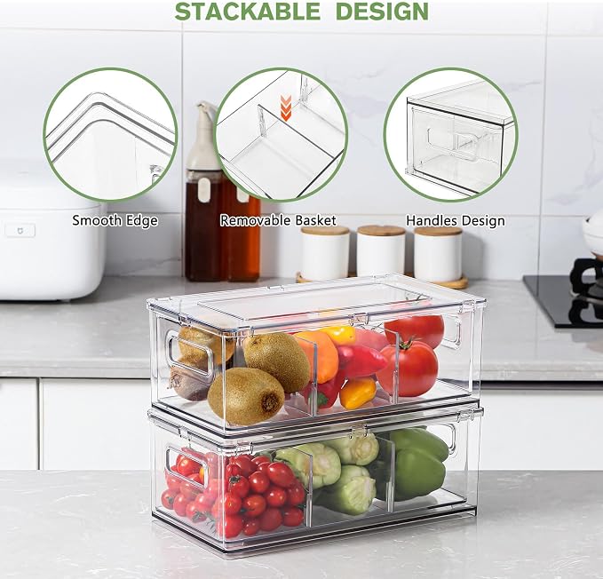 shopwithgreen Refrigerator Organizer Bins - Image 3